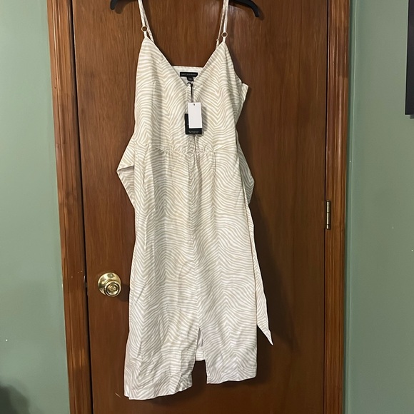 Saks Fifth Avenue Linen/Cotton Dress - Picture 1 of 5